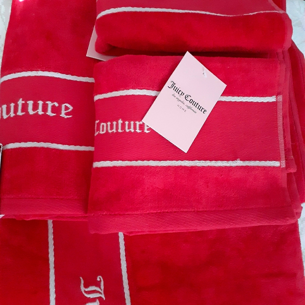 🍒Juicy Couture Bath Towels / Hand Towels
